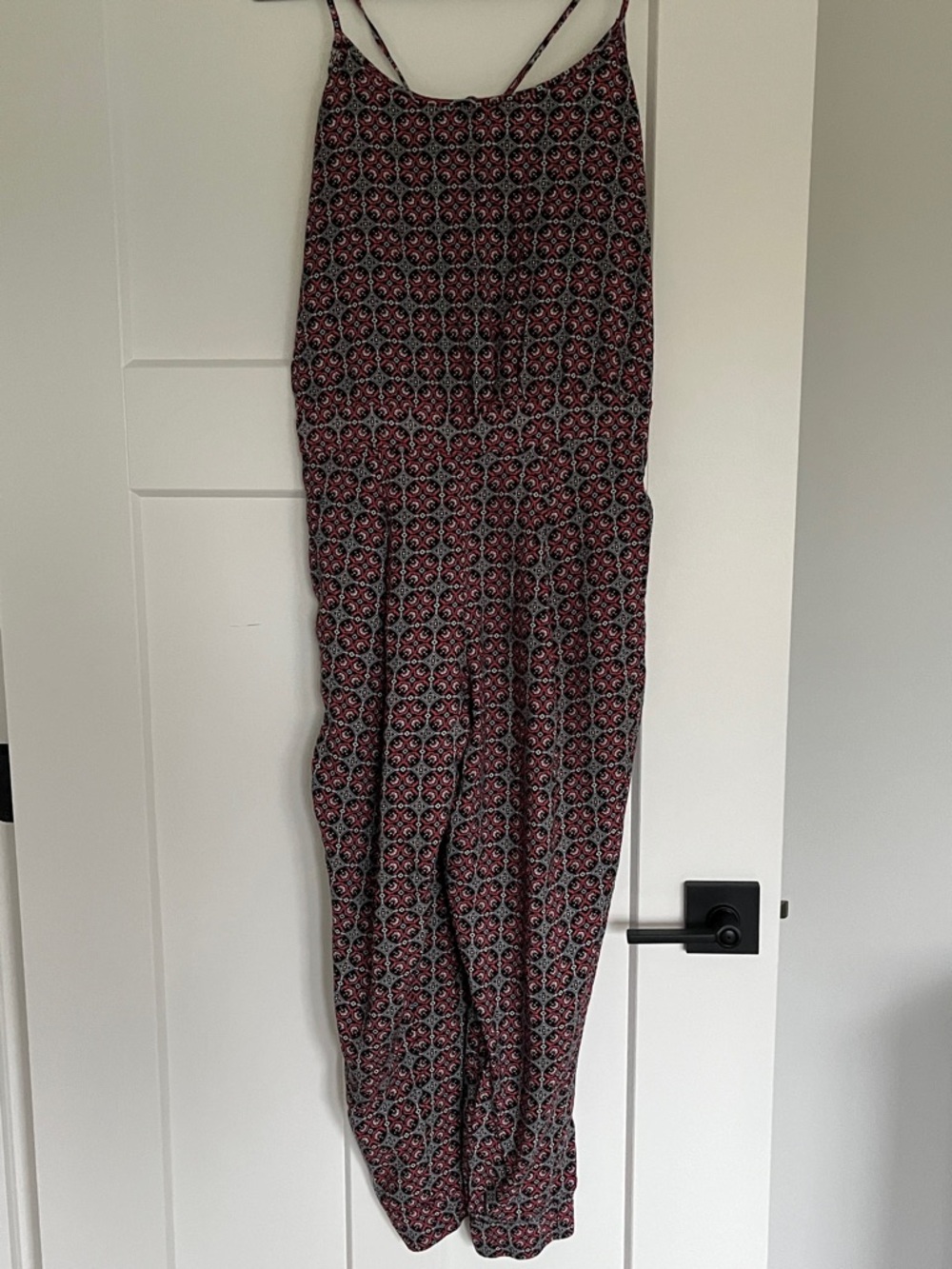 Abercrombie & Fitch Geometric Pattern Jumpsuit - Size M - Like New - Picture 5 of 8